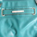 Relic  Teal Green Blue Shoulder Bag Pink Floral  and Teal Interior Purse Photo 10