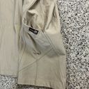 prAna Vintage  Womens Cropped Pants Medium Lower Leg Pocket Tan Wide Leg Photo 7