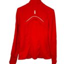 Zella  Women's Bright Orange Full Zip Funnel Neck Athletic Jacket Size Medium Photo 4