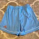 Adidas  blue athletic performance shorts size small Photo 3