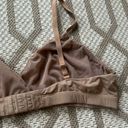 SKIMS  Fits everyone triangle bralette in ochre size large Photo 3