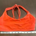 Lululemon red sports bra no padding size 4 Photo 3