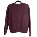 COS  Burgundy Speckled Pullover Sweatshirt Photo 1