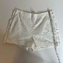 LPA  High Waist Short With Side Ruffles in White Size X-Small Photo 10