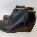 Olukai  Wedge Women's Ankle Booties Humu Size‎ 7 Brown Leather Photo 1