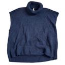 Lululemon  Brushed Cotton Merino Blend Tunic‎ Sweater Size 10 Navy Blue Photo 0