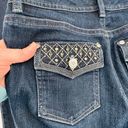 White House | Black Market WHBM  Jeans Womans 0R Bootcut Bling Pocket Mid Rise Photo 11