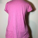 Xersion  I’M SO PINK v-neck foil Print athletic shirt top pink cancer awareness Photo 2