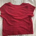 Brandy Melville Red Tee Photo 1