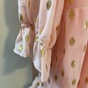 White Birch Pink Smocked Neckline Dress Photo 2