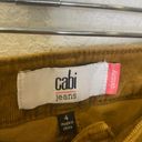 CAbi  Jeans Tan/Gold Baby Corduroys Skinny Low-Mid Rise EUC Sz 4 Photo 3