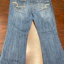 American Eagle Dark Wash Super Stretch Artist Cropped Denim Jeans Size 14 Short Photo 3