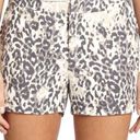 Joie  Leopard Linen Shorts Mobwife Merci Mehira Muted Ombre Size 2 Photo 10