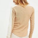 We The Free | Tasha Snap Button Cuff Color Block Thermal Top Photo 1