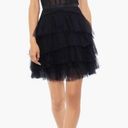 Betsy and Adam Corset Tulle Off the Shoulder Mini Dress- NEVER WORN! Photo 0