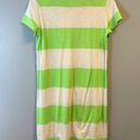 Polo  Ralph Lauren Dress Green & White Stripe Short Sleeve T Shirt Dress Sz M EUC Photo 4