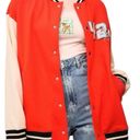 H&M  Disney Divided Bambi Oversized Varsity Letterman’s Style Sweat Jacket Photo 2