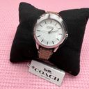 Coach  Classic Signature White Dial Ladies Watch New in Box Photo 2