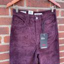 Levi's  Ribcage Bootcut Boot Cut Corduroy Jean Maroon/Wine Photo 6