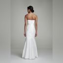 Oleg Cassini  taffeta mermaid gown in white NWT size 8 Photo 1