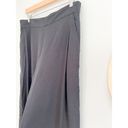 Madewell  | NWT | Pull-On Straight Crop Pant Linen in True Black | Sz 8 Photo 3