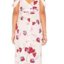 Bardot | Camellia White Floral Print Off-the-Shoulder Wrap Slit Dress Photo 1