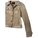 Ralph Lauren Lauren  Jean Jacket Womens XS Denim Western Boho Metal Button Tan Photo 4