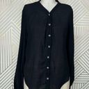 The Range  Vapor Voile Button Down Shirt Black Size US XS Photo 0