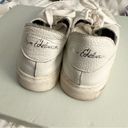 Sam Edelman  white leather sneakers poppy Photo 4