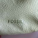 Fossil Vintage Pebbled Leather Crossbody Purse- Lime Photo 1