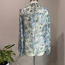 Veronica Beard  Ashlynn Blouse in Floral Multi Blue Photo 1