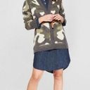 Universal Threads Universal Thread Distressed Camo Cardigan Oversized Olive Camouflage Sweater XS Photo 3