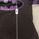 DC Comics Batman graphic logo T Shirt size XL (15/17) black purple varsity top Photo 6