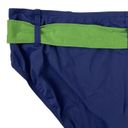 L.L.Bean NWT  Crescent Beach Blue and Green Belted Bikini Bottom Size 16 Photo 3