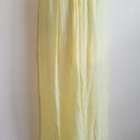 As You Wish AS U WISH Yellow Maxi Dress Sz Small Photo 3