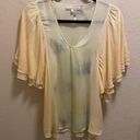 Young Fabulous and Broke  Tie Dye Boho V-Neck Butterfly Sleeve Blouse Size XS NEW Photo 0