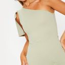 Pretty Little Thing Sage Off The Shoulder Dress Photo 3