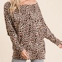 Reborn J LEOPARD PRINT OFF SHOULDER TOP Photo 2