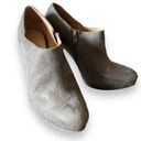 Merona Womens Ankle Booties Dress Shoes Faux Suede Stiletto High Heel Gray 8 Photo 5