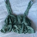 LA Hearts Pacsun Sage Green Crop top Photo 2