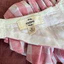 Entro  Gingham Pink & White Strapless Romper Photo 9