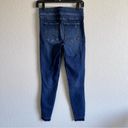 Spanx  Distressed Denim High Rise Elastic Waist Jeggings Photo 7