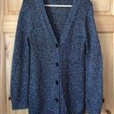 cupio  marled metallic knit cardigan sweater size M Photo 1