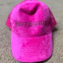 Juicy Couture  Pink Vintage Y2K Style Velvet Cap Hat Photo 0