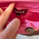 4S13NNA 4SI3NNAI Pink Linen Button Up Shorts  Photo 2