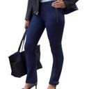 Betabrand  Dress Skinny Yoga Pants Navy Blue Stretch Size Small Photo 4