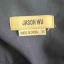 Jason Wu  Womens Blue Couture Satin Lined V-Neck Long Sleeve Blouse Size XS Photo 2