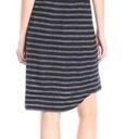 Vince  100% Linen Tank Dress in Navy Blue with White Stripes - Size L Photo 1