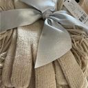 New York And Company NEW  Scarf and Glove Set - Beige Textured Photo 1