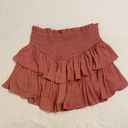 ee:some orange ruffle smocked skirt Photo 0